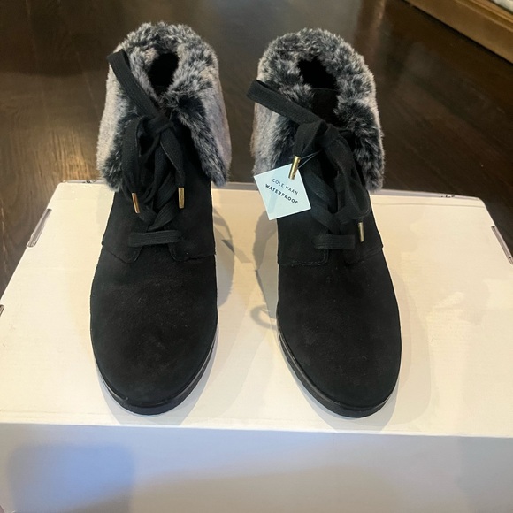 COLE HAAN Coralie Suede Booties - Picture 4 of 8